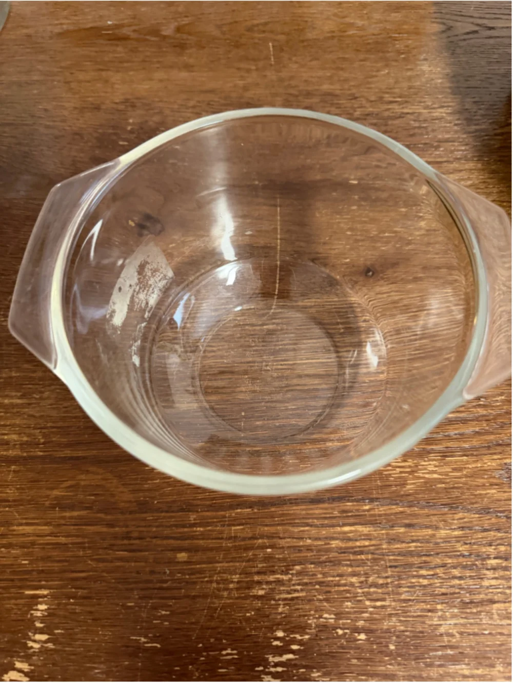 Vintage PYREX #023 Clear Glass 1.5 Qt Casserole Baking Dish USA No Lid